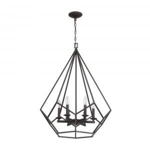 6LT 60W CB LYRIC CAGE PENDANT