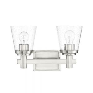 RIELLA 2LT MB VANITY WITH CLEAR SEEDED G