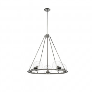 GALAXII 5-LT CHANDELIER WITH CLEAR SEEDE