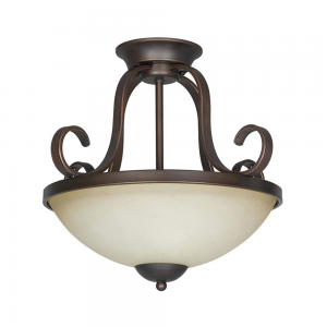 2-LT 100W MB PROVANO SEMI FLUSH