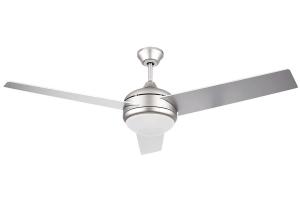 Skylark 52in LED Ceiling Fan Satin Nickel