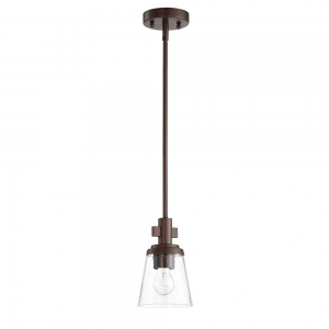 RIELLA 1LT MB MINI PENDANT CLEAR SEEDED