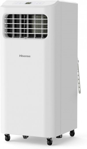 Hisense Portable Air Conditioner 250-Sq.ft 6000 BTU 115-Volt White  AP0621CR1W, Ultra-Slim Portable Air Conditioner