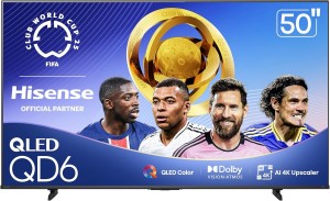 Hisense 50" Class QD6 Series QLED 4K UHD HDR Smart Fire TV (2025)