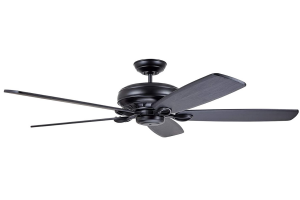Luminance Kathy Ireland Penbrooke Select Eco 54" Ceiling Fan Premium Motor Barbeque Black Black Solid Wood Blades CF5200BQ-B77K