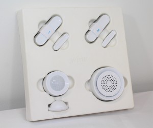 Wink Z-Wave Kit: Smart Door / Window Sensor x2, Motion Sensor x1, Siren x1 Compatible 
