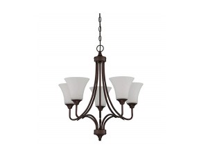 Sunset Lighting 5-Light Darby Chandelier 100W Provincial Bronze - F18055-64 