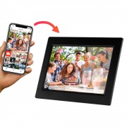 Sylvania SDPF1095 10-Inch Wi-Fi Cloud Digital Picture Frame, free app (Android & iOS), 8GB capacity, MicroSd card slot, Supports MP3, WMA, MPEG1, MPEG2 (Renewed)