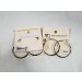NV14BM PE SILVER EARRINGS
