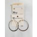 EARRINGS HOOP METAL ONLY IMITA