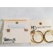 NV14BM PE GOLD HISHNE EARRINGS