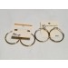 METAL HOOP EARRINGS