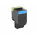 Lexmark 80C1HC0 HY Cyan Toner Cartridge 