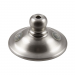 FN100BS - BRUSHED STEEL FINIAL 3 PACK