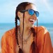 BROOKSTONE WIRELESS SUNGLASSES WAYFARER