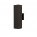 2LT 4IN SQUARE ALUM WALL SCONCE