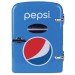 PEPSI PORTABLE 6-CAN MINI FRIDGE BLUE