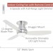 CF152BS 52" Sky Ceiling Fan Brushed STL
