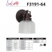 1-LT 100W MB WREN VANITY