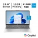 HP 15.6 INCH LAPTOP PC 12GB 512GB