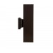 2LT 4IN SQUARE ALUM WALL SCONCE