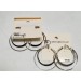 MAR18 2ROW HOOPS EARRINGS