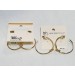 MAR18 GOLD KNOT HOOP EARRINGS