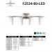 LED 4LT BOCA VANITY BSN 32W 2080LM 3000