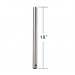 CFDR18PN - 18 IN DOWNROD IN POLISHED NIC