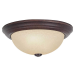 2LT FLUSH TEA STAIN GLS RB