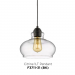 1LT-60W MB CITRINE CLEAR GLS PENDANT