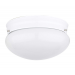 8-7/8IN C/M OPAL MUSHROOM FIX WH