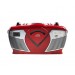 SYLVANIA PORTABLE BOOMBOX RED