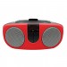 BOOMBOX CD RADIO RED