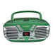 Sylvania SRCD211-GREEN Portable CD Boom