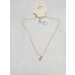 CROWN & IVI INITIAL NECKLACE W/ PENDANT