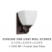 1-LT 100W MB STARLING VANITY