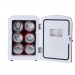 Dr Pepper Portable 6-can Mini Fridge MIS135DRP Burgundy Color (Renewed)