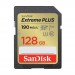 SANDISK 128GB EXTREME PLUS SDXC UHS-I