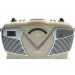 Sylvania Portable Retro Boombox Cream