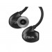 RHA T20i High Fidelity Dual Coil In-Ear Headphone Black with remote and microphone BLACK (Renewed