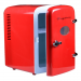 Frigidaire EFMIS129 Mini Portable Compact Personal Fridge Cools & Heats, 4 Liter Capacity Chills Six 12 oz Cans, 100% Freon-Free & Eco Friendly, Includes Plugs for Home Outlet & 12V Car Charger-Red (Renewed)
