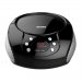 SYLVANIA CD BOOMBOX WITH AM/FM BLACK