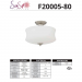 3 LT 100W MB AMALA SEMI-FLUSH
