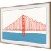 75” THE FRAME BEZEL - MODERN TEAK