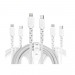 IHOME 3PK LIGHTNING TO USB-C CABLE