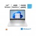 HP 14" Intel N5030 Laptop 4GB 64GB