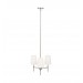 3LT MB REMI CHANDELIER WITH WHITE FABRIC