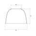 Electrix Essential 16" High Bay Reflector- Polycarbonate 70 degree HBY-70PR-16