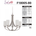 5LT 100W MB DALTON CHANDELIER